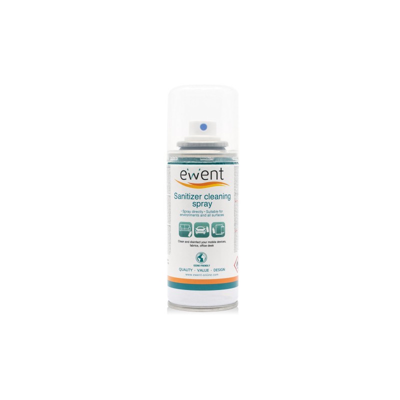 6871-EWENT SPRAY DESINFECTANTE PARA MOVILES, MASCARILLAS, SUPERFICIES, ETC. 400ml 6871-EWENT SPRAY DESINFECTANTE PARA MOVILES, MASCARILLAS, SUPERFICIES, ETC. 400ml
