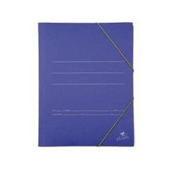 6881-CARPETA CARTON AZUL 500 GR./M2. CUARTO GOMA SOLAPA MARIOLA 1045