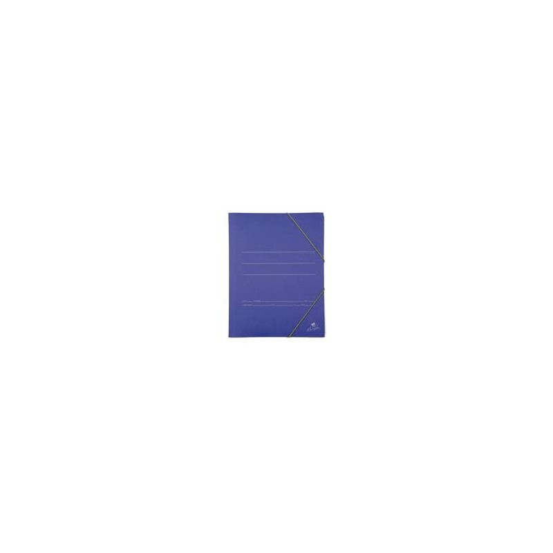 6881-CARPETA CARTON AZUL 500 GR./M2. CUARTO GOMA SOLAPA MARIOLA 1045