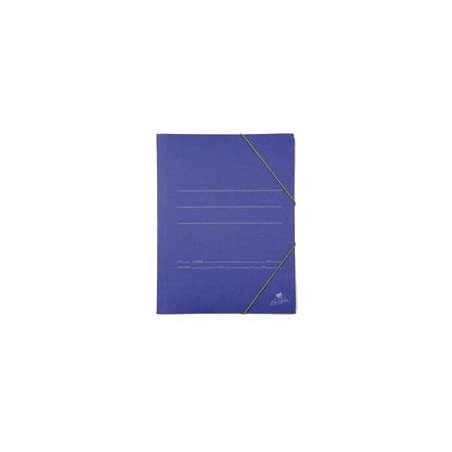 6881-CARPETA CARTON AZUL 500 GR./M2. CUARTO GOMA SOLAPA MARIOLA 1045