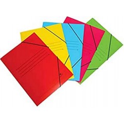 6883-CARPETA CARTON SIMIL PRESPAN 500 GR./M2. FOLIO GOMA SOLAPA ROJO MARIOLA 1525RO