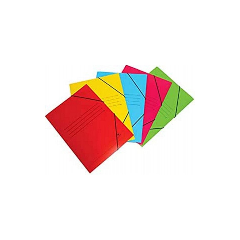 6883-CARPETA CARTON SIMIL PRESPAN 500 GR./M2. FOLIO GOMA SOLAPA ROJO MARIOLA 1525RO