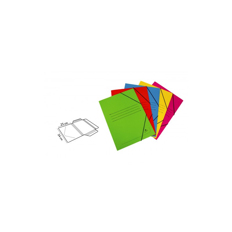 6887-CARPETA CARTON SIMIL PRESPAN 500 GR./M2. FOLIO GOMA SOLAPA FUCSIA MARIOLA 1525FU