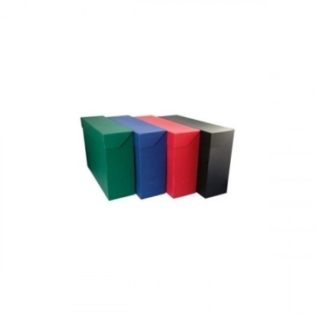6920-CAJA TRANSFERENCIA FOLIO CARTON FORRADO EN GELTEX (39X25,5 X11 CM) ROJO MARIOLA 1685RO