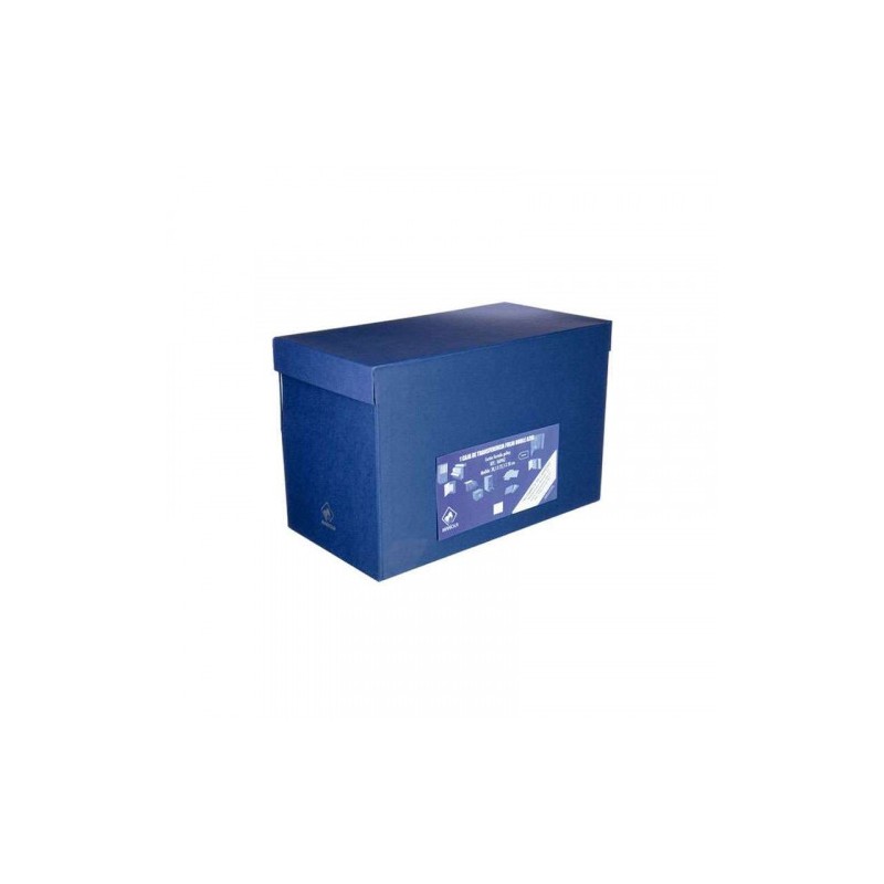 6923-CAJA TRANSFERENCIA FOLIO DOBLE LOMO CARTON FORRADO EN GELTEX (39X25,5X20 CM) AZUL MARIOLA 1689AZ 6923-CAJA TRANSFERENCIA FOLIO DOBLE LOMO CARTON FORRADO EN GELTEX (39X25,5X20 CM) AZUL MARIOLA 1689AZ