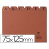 6936-INDICE FICHEROS CARTON CUERO A-Z (125X75 MM) No 2 MARIOLA 3102