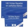 6939-100 FICHAS DE CARTULINA RAYADA (125X75 MM) No 2 MARIOLA 3112R