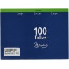 6941-100 FICHAS DE CARTULINA RAYADA (200X120 MM) No. 4 MARIOLA 3114R