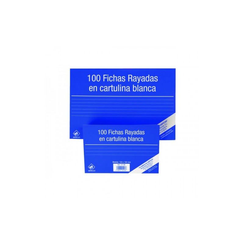 6943-100 FICHAS DE CARTULINA LISA (95X65 MM) N.o 1 MARIOLA 3111L 6943-100 FICHAS DE CARTULINA LISA (95X65 MM) N.o 1 MARIOLA 3111L