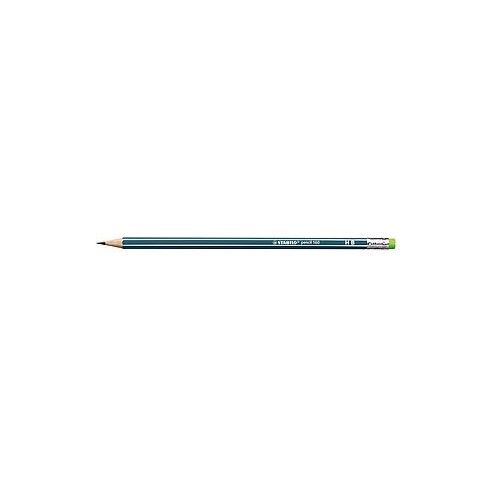 695-LAPIZ ESCOLAR HEXAGONAL MINA 2,2MM. PENCIL 160 HB CON GOMA PETROLEO STABILO 2160/HB