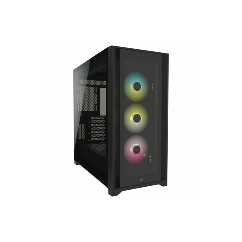 6959-Corsair iCUE 5000X RGB Midi Tower Negro 6959-Corsair iCUE 5000X RGB Midi Tower Negro