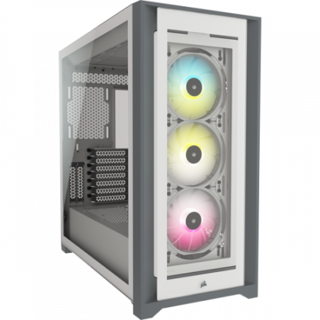 6961-Corsair iCUE 5000X RGB Midi Tower Blanco