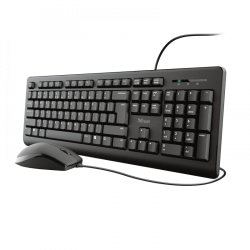 6968-Trust TKM-250 teclado USB Espanol Negro