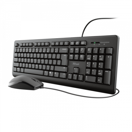 6968-Trust TKM-250 teclado USB Espanol Negro