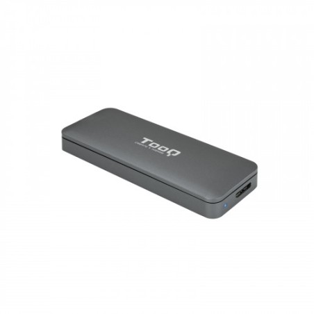 6974-TooQ TQE-2281G caja para disco duro externo M.2 Caja externa para unidad de estado solido (SSD) Gris