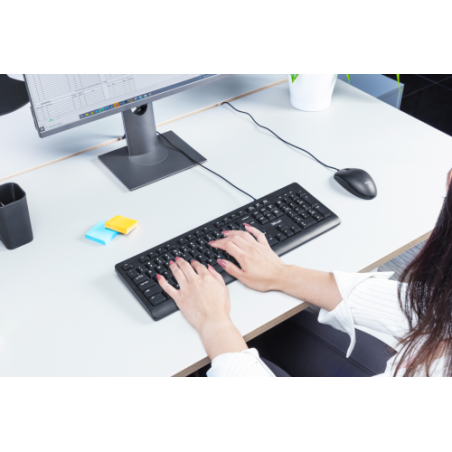 6977-Trust TK-150 teclado USB QWERTY Espanol Negro
