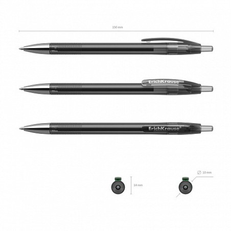 6989-BOLIGRAFO DE GEL AUTOMATICO R-301 ORIGINAL GEL MATIC, TINTA COLOR: NEGRO ERICH KRAUSE 46461