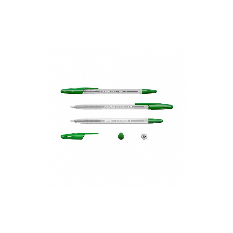 6993-BOLIGRAFO R-301 CLASSIC STICK 1.0, TINTA COLOR: VERDE ERICH KRAUSE 43187