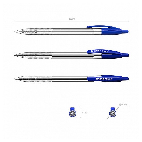 6994-BOLIGRAFO AUTOMATICO R-301 CLASSIC MATIC 1.0, TINTA COLOR: AZUL ERICH KRAUSE 38509