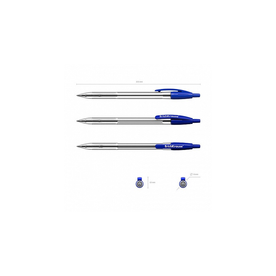 6994-BOLIGRAFO AUTOMATICO R-301 CLASSIC MATIC 1.0, TINTA COLOR: AZUL ERICH KRAUSE 38509