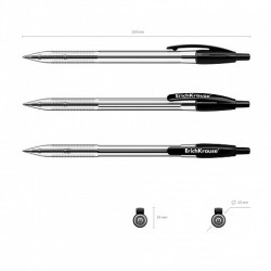 6995-BOLIGRAFO AUTOMATICO R-301 CLASSIC MATIC 1.0, TINTA COLOR: NEGRO ERICH KRAUSE 38510