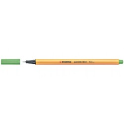 700-ROTULADOR PUNTA FINA POINT 88 0.4MM VERDE NEON STABILO 88/033