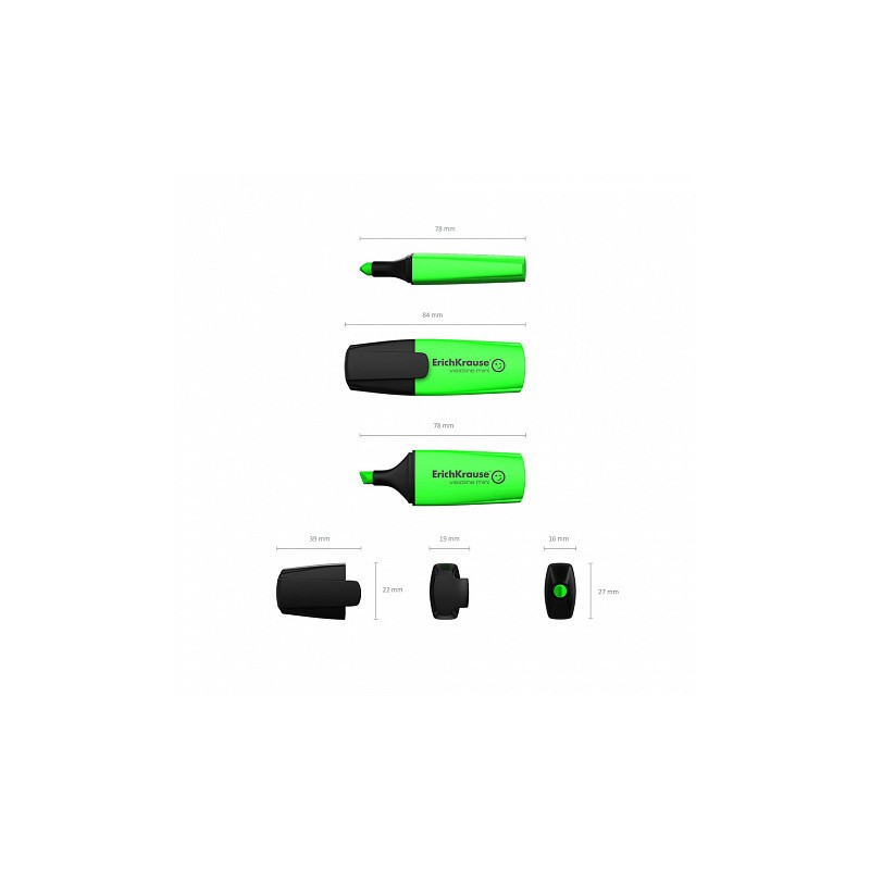 7002-FLUORESCENTE VISIOLINE MINI, COLOR: VERDE ERICH KRAUSE 42754 7002-FLUORESCENTE VISIOLINE MINI, COLOR: VERDE ERICH KRAUSE 42754