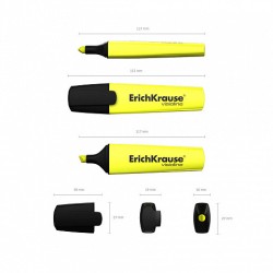 7003-FLUORESCENTE VISIOLINE V-12, COLOR: AMARILLO ERICH KRAUSE 32496
