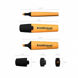 7005-FLUORESCENTE VISIOLINE V-12, COLOR: NARANJA ERICH KRAUSE 32499