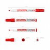 7009-MARCADOR PIZARRA BLANCA W-500, COLOR: ROJO ERICH KRAUSE 12847