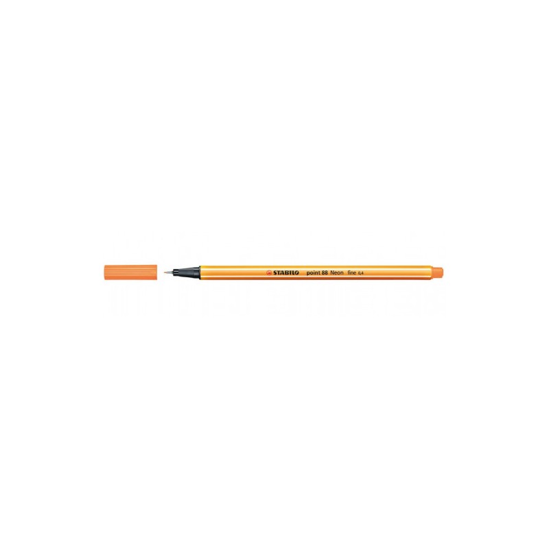 702-ROTULADOR PUNTA FINA POINT 88 0.4MM NARANJA NEON STABILO 88/054
