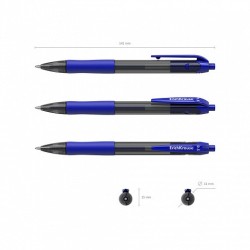 7022-BOLIGRAFO DE GEL AUTOMATICO SMART-GEL, TINTA COLOR: AZUL ERICH KRAUSE 39011