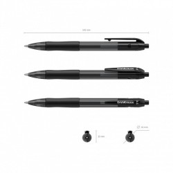 7023-BOLIGRAFO DE GEL AUTOMATICO SMART-GEL, TINTA COLOR: NEGRO ERICH KRAUSE 39012