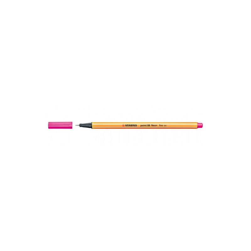 703-ROTULADOR PUNTA FINA POINT 88 0.4MM ROSA NEON STABILO 88/056