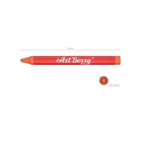 7071-ESTUCHE DE CERAS DE PLASTICO 24 COLORES ARTBERRY 34931
