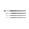 7076-SET PINCELES PARA ACUARELAS Y TEMPERAS, PELO DE CABALLO, 4 UDS. ARTBERRY 36123