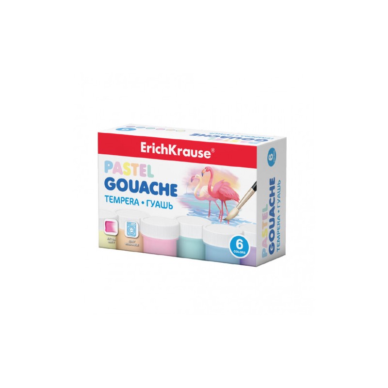 7077-CAJA GOUACHE PASTEL 6 COLORS BY 20ML ERICH KRAUSE 50540 7077-CAJA GOUACHE PASTEL 6 COLORS BY 20ML ERICH KRAUSE 50540