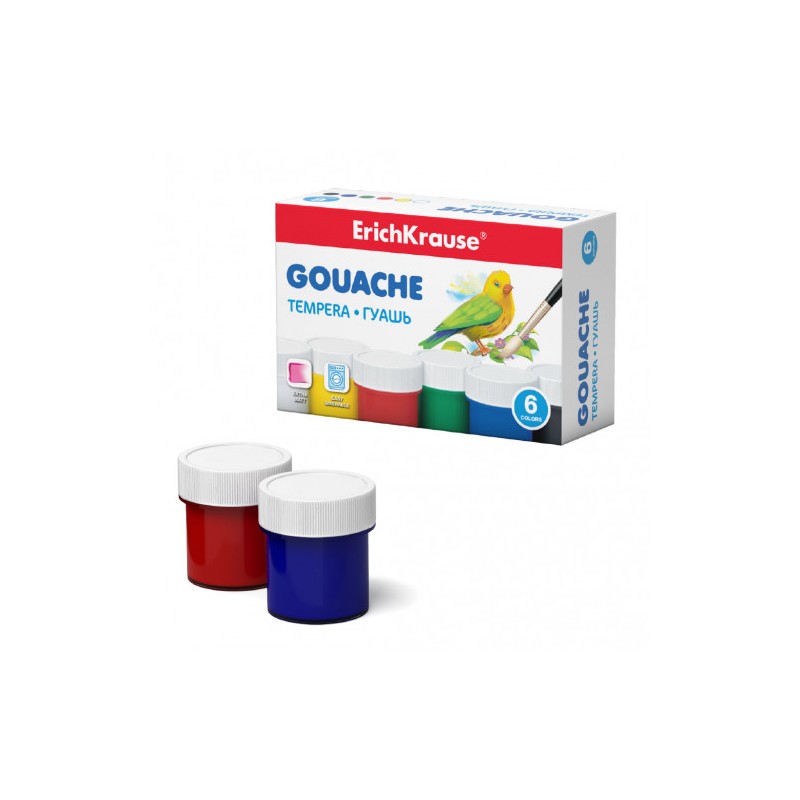 7078-CAJA GOUACHE 6 COLORS BY 20ML ERICH KRAUSE 50535 7078-CAJA GOUACHE 6 COLORS BY 20ML ERICH KRAUSE 50535
