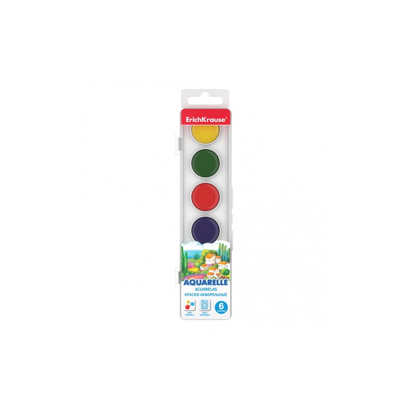 7079-CAJA DE ACUARELAS 6 COLORES ERICH KRAUSE 50580 7079-CAJA DE ACUARELAS 6 COLORES ERICH KRAUSE 50580