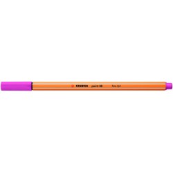 709-ROTULADOR PUNTA FINA POINT 88 0.4MMM MALVA STABILO 88/17