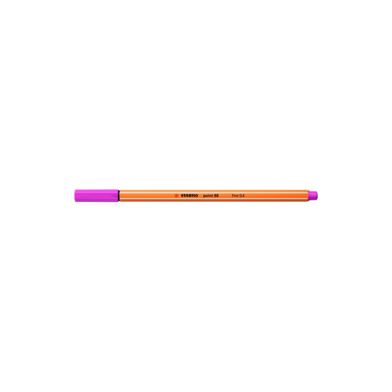 709-ROTULADOR PUNTA FINA POINT 88 0.4MMM MALVA STABILO 88/17