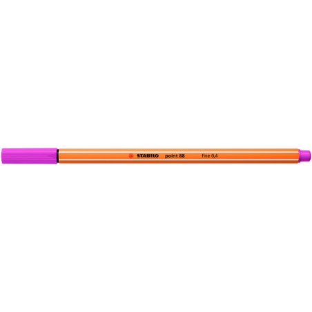 709-ROTULADOR PUNTA FINA POINT 88 0.4MMM MALVA STABILO 88/17