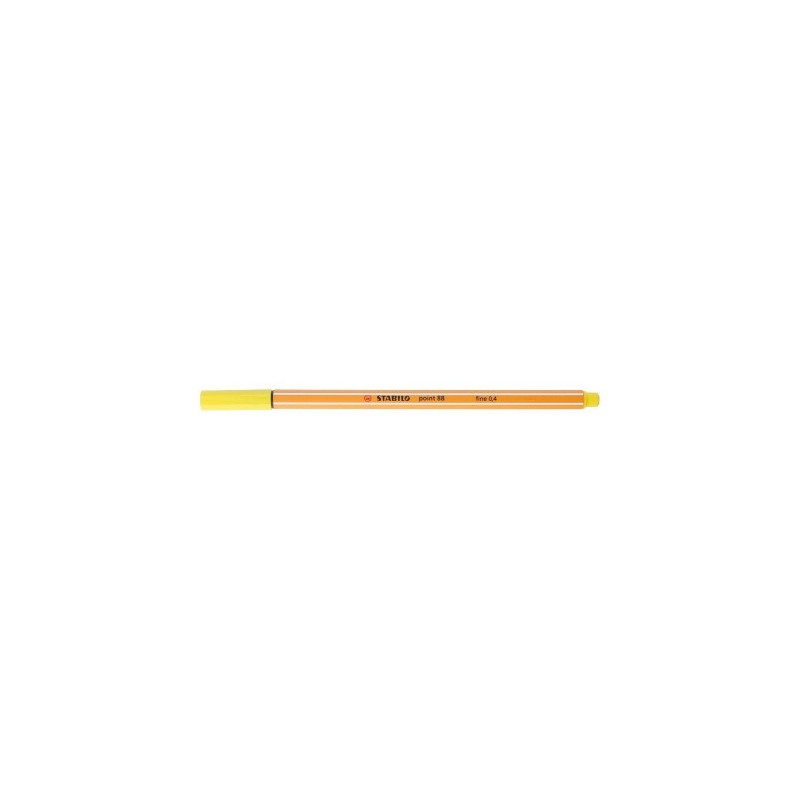 713-ROTULADOR PUNTA FINA POINT 88 0.4MM AMARILLO LIMON STABILO 88/24 713-ROTULADOR PUNTA FINA POINT 88 0.4MM AMARILLO LIMON STABILO 88/24