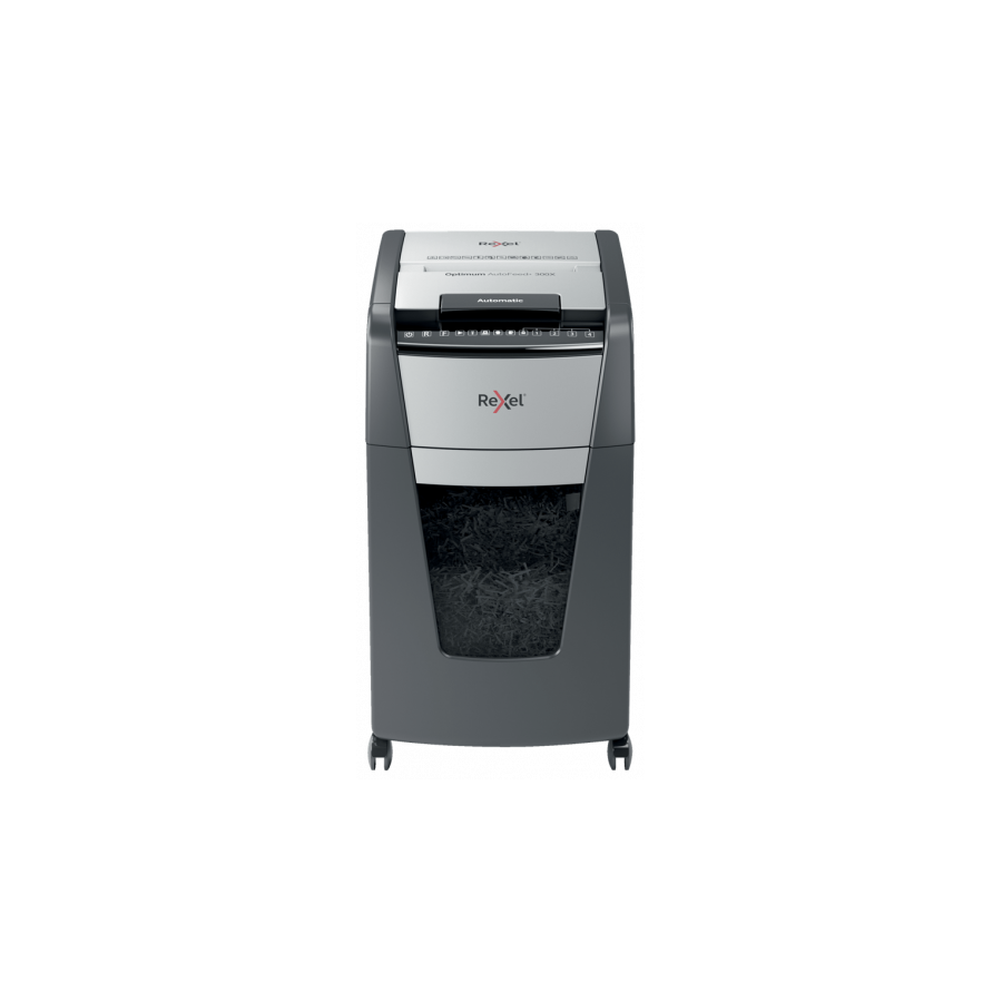 7178-Rexel Optimum AutoFeed+ 300X triturador de papel Corte cruzado 55 dB 23 cm Negro, Plata 7178-Rexel Optimum AutoFeed+ 300X triturador de papel Corte cruzado 55 dB 23 cm Negro, Plata