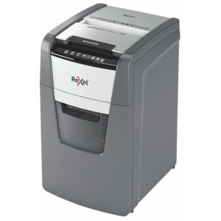 7181-Rexel Optimum AutoFeed+ 150X A triturador de papel Corte cruzado 55 dB 22 cm Negro, Gris