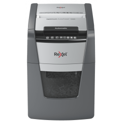 7182-Rexel Optimum AutoFeed+ 100X triturador de papel Corte cruzado 55 dB 22 cm Negro, Gris
