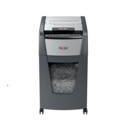 7188-Rexel Optimum Auto+ 300M triturador de papel Microcorte 55 dB 23 cm Negro, Gris