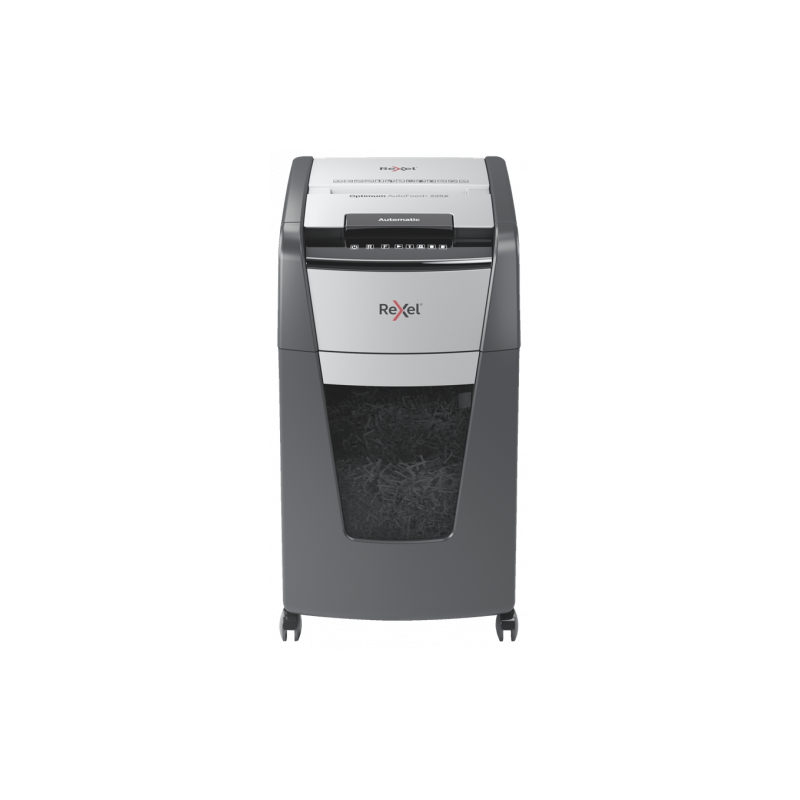7189-Rexel Optimum AutoFeed+ 225X triturador de papel Corte cruzado 55 dB 23 cm Negro, Gris 7189-Rexel Optimum AutoFeed+ 225X triturador de papel Corte cruzado 55 dB 23 cm Negro, Gris