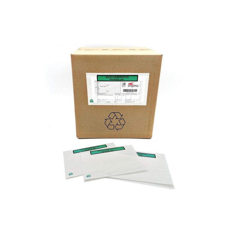 7242-CAJA 1000 SOBRES ADHESIVOS PACK LIST 100% PAPEL 240X130 MM IMPRESO DOCUMENTOS PACKING LIST S2757 F-P 7242-CAJA 1000 SOBRES ADHESIVOS PACK LIST 100% PAPEL 240X130 MM IMPRESO DOCUMENTOS PACKING LIST S2757 F-P