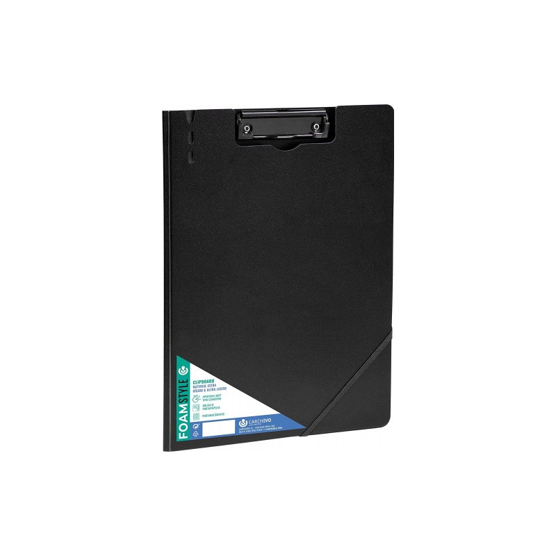7244-CARPETA C/PINZA A4 POLIPROPILENO RIGIDO FOAM STLYE NEGRO CARCHIVO 63040106 7244-CARPETA C/PINZA A4 POLIPROPILENO RIGIDO FOAM STLYE NEGRO CARCHIVO 63040106
